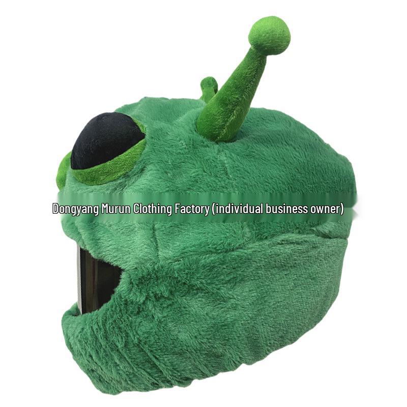 Motorcycle Plush Helmet Cover - Three-Eye Elk, Pumpkin, Rabbit Balaclava