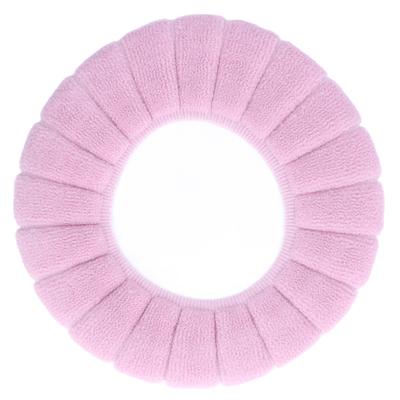 Toilet Seat Cover Thickened Washable Soft Material Keep Warm Skin Friendly Durable Exquisite Color