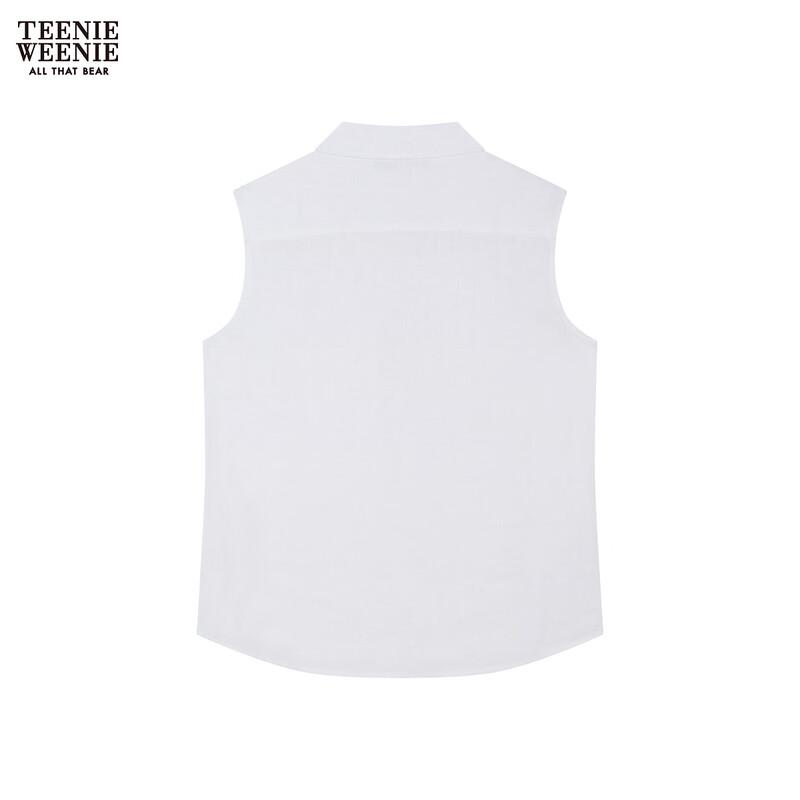 Teenie Weenie Women's Sleeveless Linen POLO Shirt