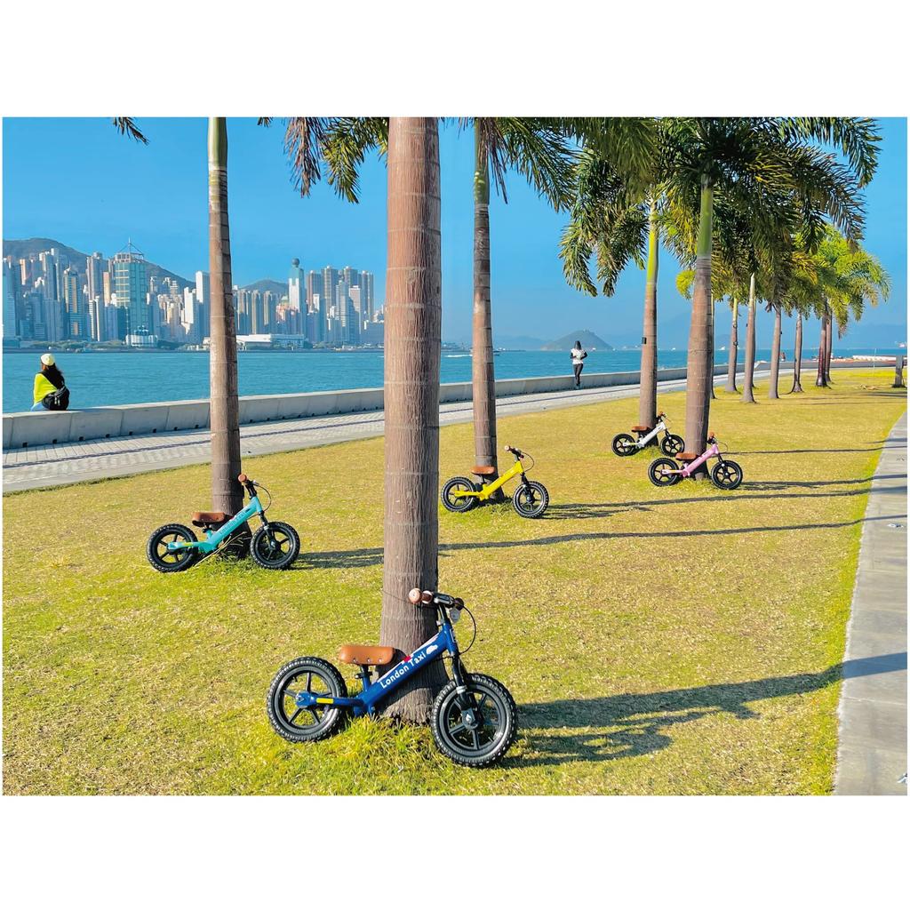 Kick rear brake standard London 12 JP8736 bike, pedal-less bicycle, equipment, puncture-proof tires, Taxi, inch, blue,