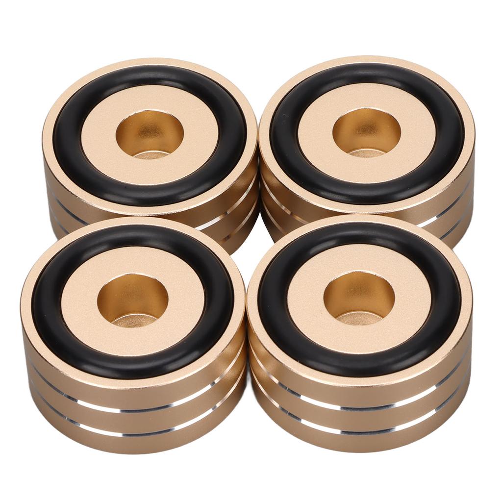 4pcs SP4010 Speaker Isolation Spike Stand Foot 40x20mm   1.57x0.78in Speaker Spikes for DAC Amplifier Recorder MeterGold
