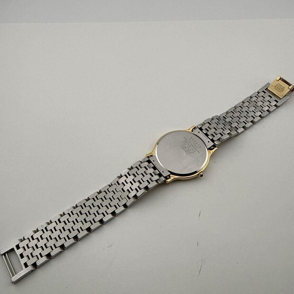 SEIKO 9530-6000 Seiko DOLCE Men's watch Quartz Working item Battery replaced [P425]