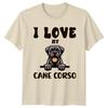 I Love My Cane Corso TShirt Cane Corso Dog Owner Christmas
