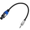 Reliable Speakon to 1/4in TS Cable for Bass Amp Cabinets Universal Compatibility