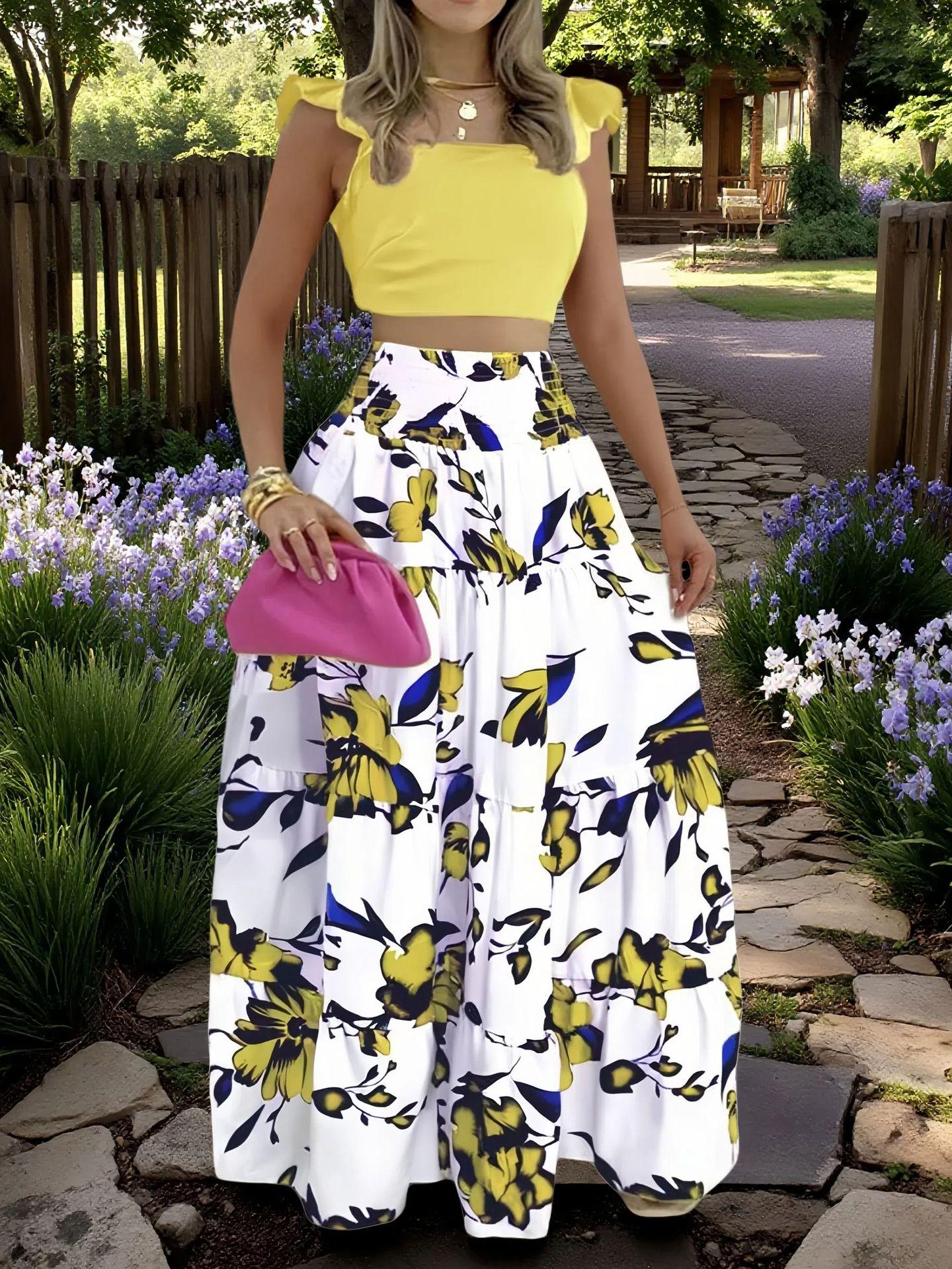 

Летнее европейско-американское платье-свинг на тонких бретелях с перекрещенной спинкой и средней талией, однотонное, комплект XL