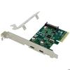 Conceptronic EMRICK07G 2 Ports Carte D'interface USB-C® 3.1 Gen 2 PCI-Express, USB-C® PCIe X4
