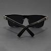 Vintage Punk Square Sunglasses Men Women Retro Frosted Clear Frame Tortoiseshell Temple UV400 Sun Glasses Shades