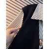 Plus Size Women's Clothing 2025 Spring Fake Two Pieces Shirts Tops Female Slim Looking Fat Sister Plus Size Ladies Unique Chic Korean Style