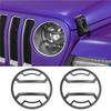 Headlight Side Light Tail Light Guards Cover Trim for 2018-2026 Jeep Wrangler JL JLU 4XE Rubicon Sahara Sport JT Car Styling