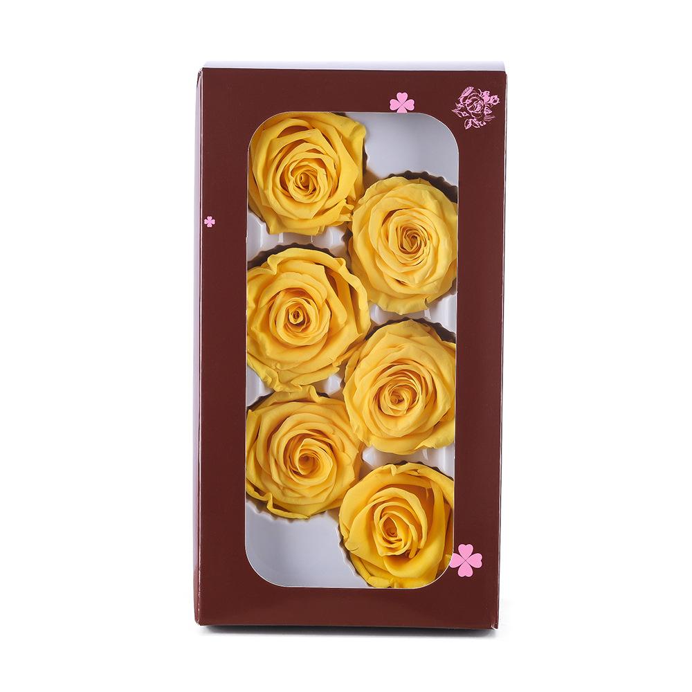 Eternal Flower Gift Box Set 2-6cm Handmade Rose Decorative Flowers, DIY Gift Flower Box