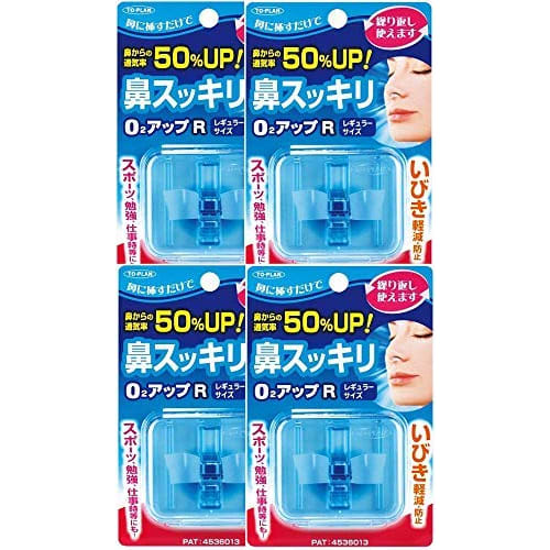 

[Bulk Purchase] TO-PLAN Nose Refreshing O2 Up Regular Snoring Prevention x 4