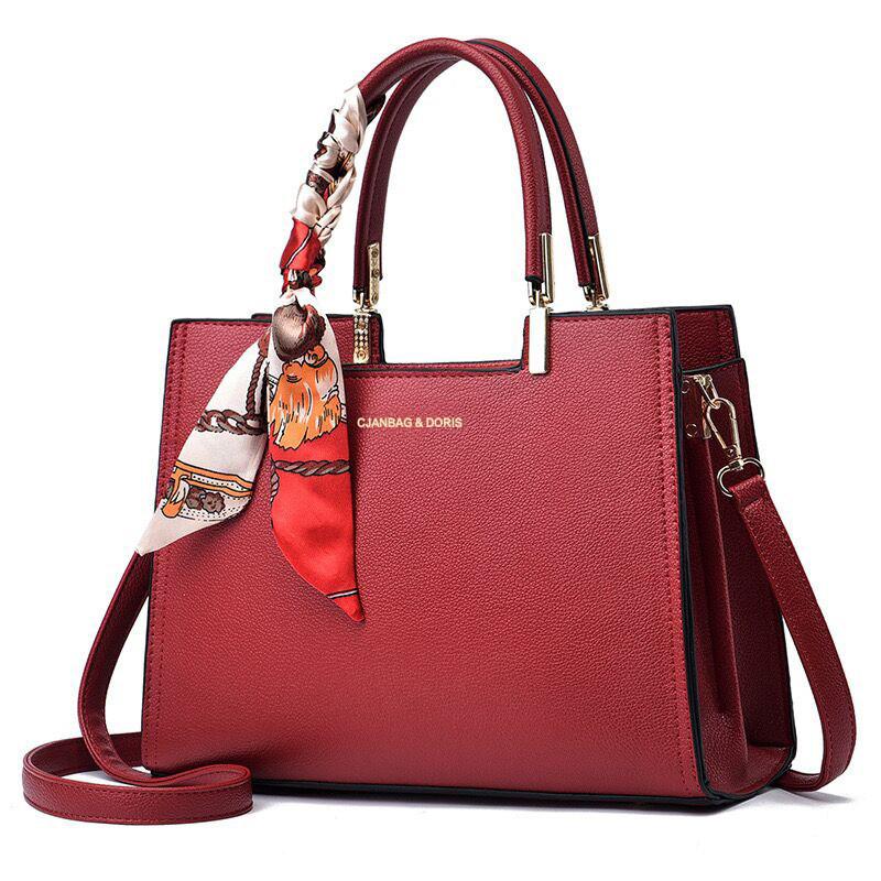 Elegant Red Crossbody Handbag for Weddings - Ideal for Mother of the Bride