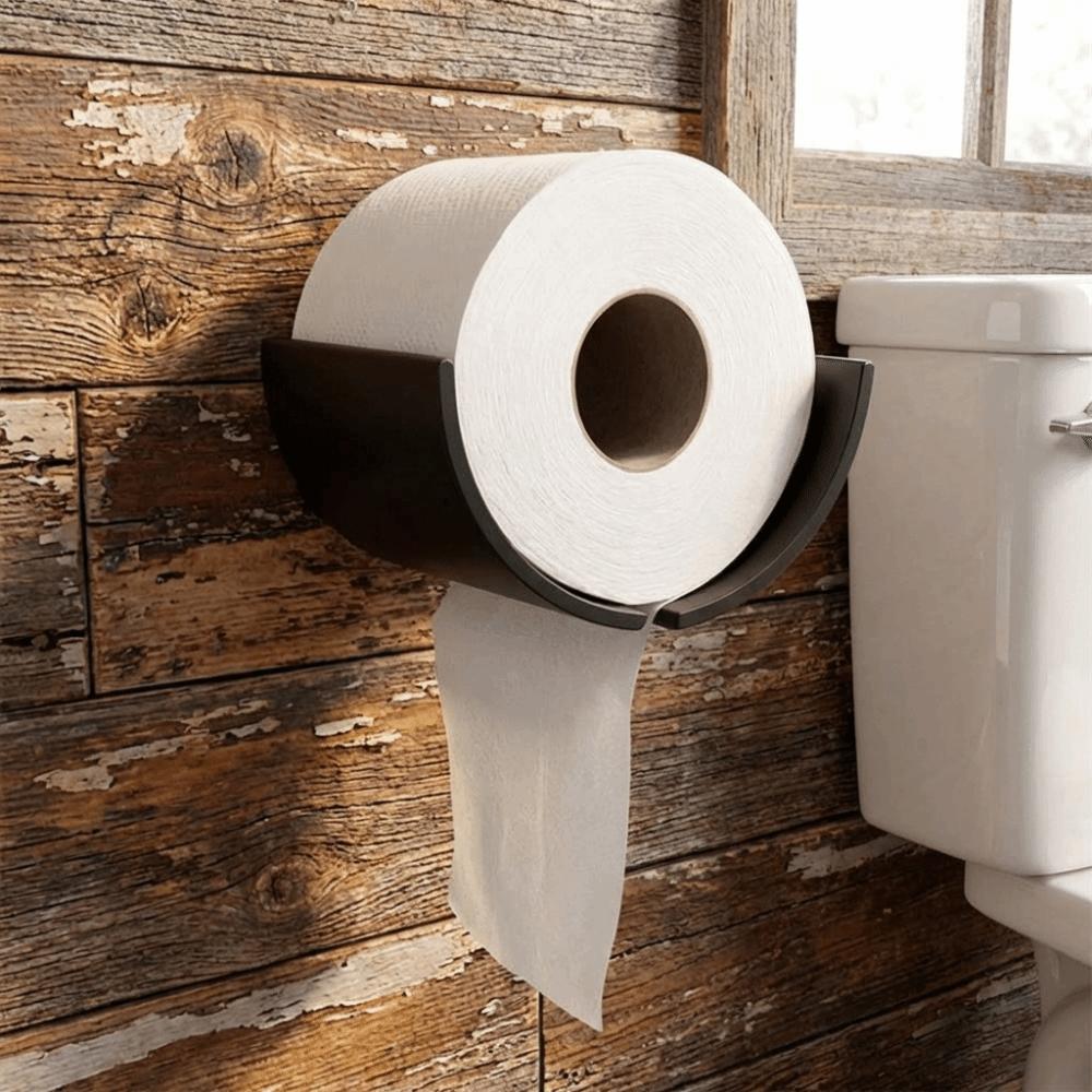 Space-Saving Wall-Mounted Paper Towel Box Plastic Paper Storage Rack Roll Paper Holder  Restaurant