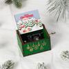 Wooden Hand-Cranked Christmas Music Box Ornament