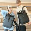 Großkapazität 15,6 Zoll Business-Computertasche Rollverschluss Rollabdeckung Rucksack Trendmarke Funktioneller Einfacher Rucksack