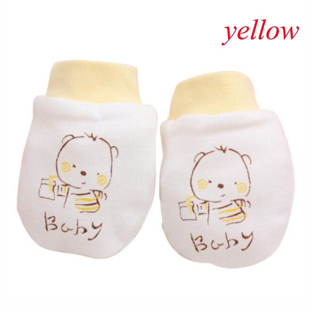 Boy Girl Newborn Anti Scratching Cotton Baby Anti-grasping Gloves Face Protection