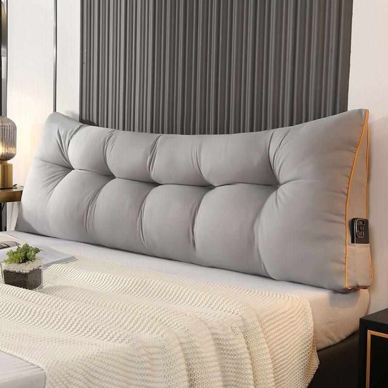 Triangular Dormitory Headboard Cushion Solid Color Thicken Double Pillow Soft Waist Protection Sofa Pillows Tatami Pillow