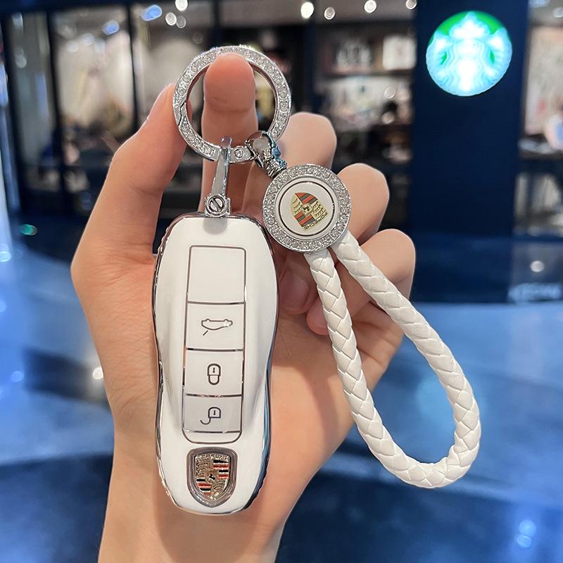 Porsche Key Shell Cover for Cayenne, Macan, Panamera, 718/911