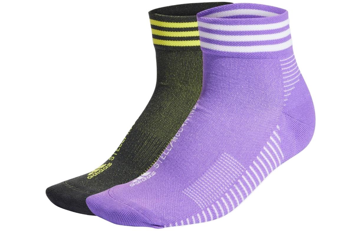 Adidas Ankle Socks Women s 2 Pack Green+Purple HG8642 XS