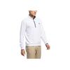 adidas Série Légère Demi-Zip Décontracté Confortable Classique Manches Longues Polo de Golf Homme hauts Blanc IQ2962