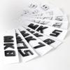 YNEPB1 ABS MK5 MK6 MK7 MK7.5 Letter Emblem Car Body Rear Trunk Badge Sticker For Volkswagen VW Polo Sharan Golf Scirocco Touran Touareg