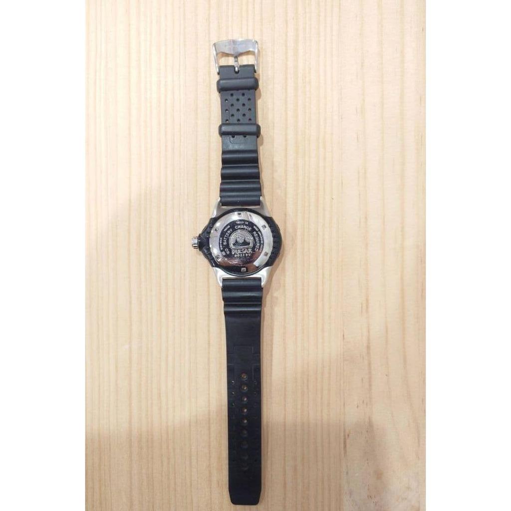 Used SEIKO PULSAR PUA115 Solar Diver 200m Waterproof