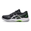New Gel Game 8 Cushioned Slip Resistant Low Top Kids' Running Shoes Black Silver Kids' 1044A025-004