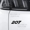 Car Decor Metal For p333 206 207 208 407 107 508 106 301 307 308 405 408 Emblem 3D Sticker Accessories Tail Rear Trunk Decals 333p
