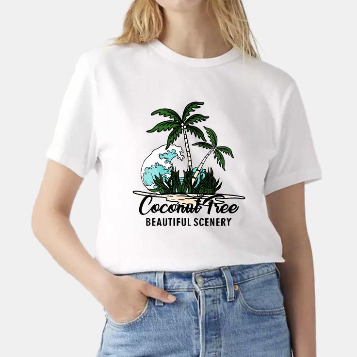 

Maycaur New Womens White Tshirt Fashion Summer Letter Printing Short Sleeve T Shirt Harajuku Streetwear Tops Women Tshirt Tees S