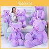 Large Purple Teddy Bear Plush Toy Cute Cartoon Girl Birthday Holiday Gift Doll