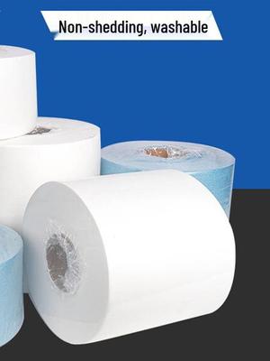 Industrial Non-Woven Wiping Roll: Dust-Free, Lint-Free, Water & Oil Absorbent for Lab Use