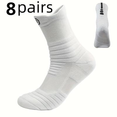 [Popular Choice] 8 Pairs, Ultra Comfort Sports Outdoor Socks - Ultra-Thick Padded, Non-slip,Breathable, Shock-absorption - Running Socks