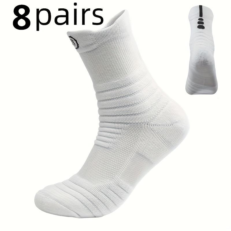 [Popular Choice] 8 Pairs, Ultra Comfort Sports Outdoor Socks - Ultra-Thick Padded, Non-slip,Breathable, Shock-absorption - Running Socks