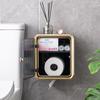 Tissue Box Storage Rack Paper Roll Paper Box Wall Waterproof Tissue Rack Toilet Roll Holder  Tissue Holder Bathroom Accessory