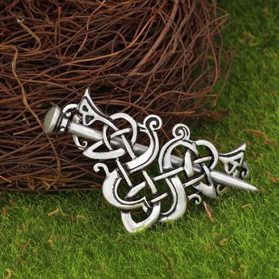 Wikinger Keltischer Knoten Haarnadel: Retro Legierung Ethnischer Stil Haarspange, Irisch-Inspiriertes Haaraccessoire