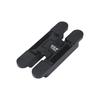 Aluminiumlegierung Heavy Duty 3D Verstellbar 180 Grad Versteckte Türscharniere Holztüren Modern Schwarz Soft-Close 30kg 23mm Dicke