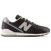 New Balance Nb 996 Round Toe Lace-Up Leather Low-Top Running Shoes Men Sneaker Black Gray CM996RI2