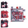 Baby Black White Red Visual Stimulation Book Animal Ocean Tag 3d Cloth Book Early Education Toy