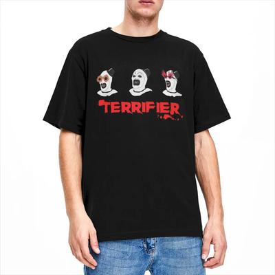 Camiseta de Palhaço Terrifier 2 para Homens Mulheres Roupa Vintage Arte o Palhaço Camiseta Camiseta Roupa Estampada Gráfica