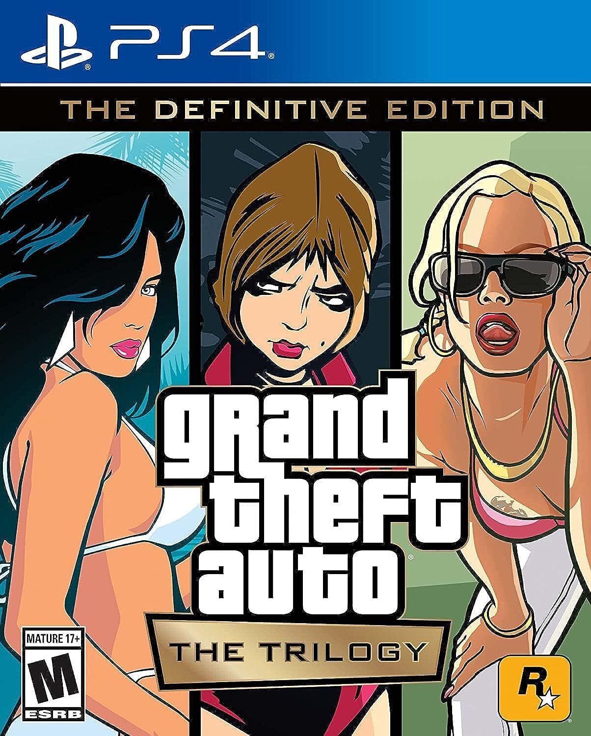 

Grand Theft The Trilogy The Definitive Edition Север PS4 Авто - (Импортированная Америка) -