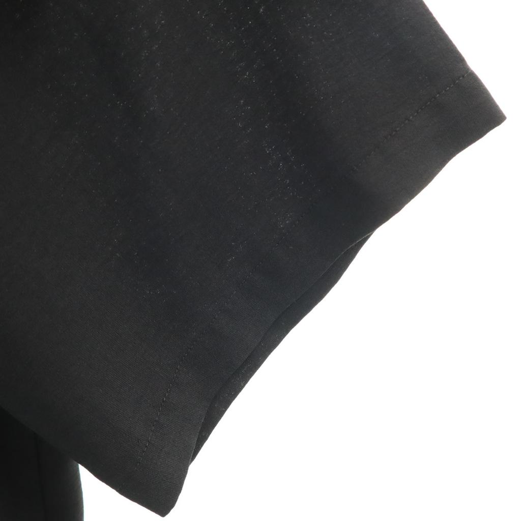 BLUE PORT Short Sleeve Open Collar Shirt L Black Men's Used