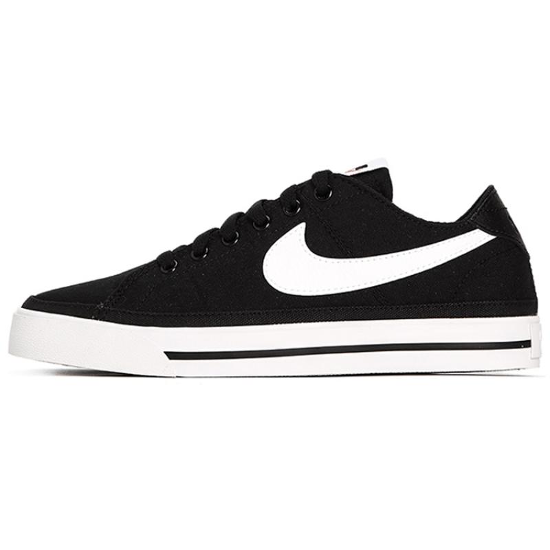 

Nike Court Legacy Canvas Black White Women s Sneakers CZ0294-001 36.5