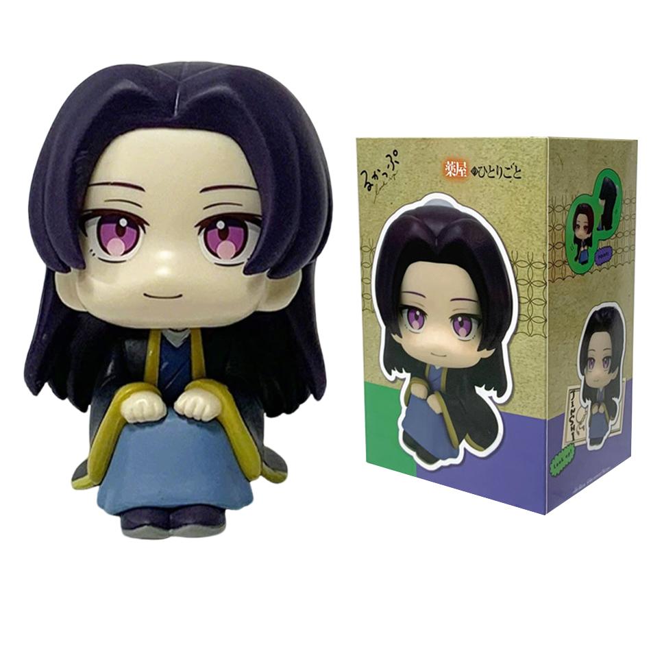 9cm Wersja Q Pamiętniki Aptekarza Maomao Jinshi Mini Figurka Anime Gadżety Kawaii Ozdoby na Biurko Samochód Model Prezenty