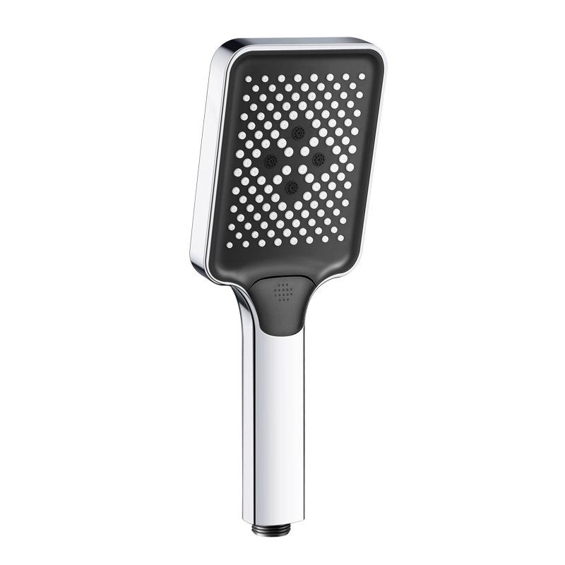 Shower Head, Pressure-boosting Shower Nozzle, Large Water Output Silicone Anti-clogging Shower Head with Three-level Adjustment