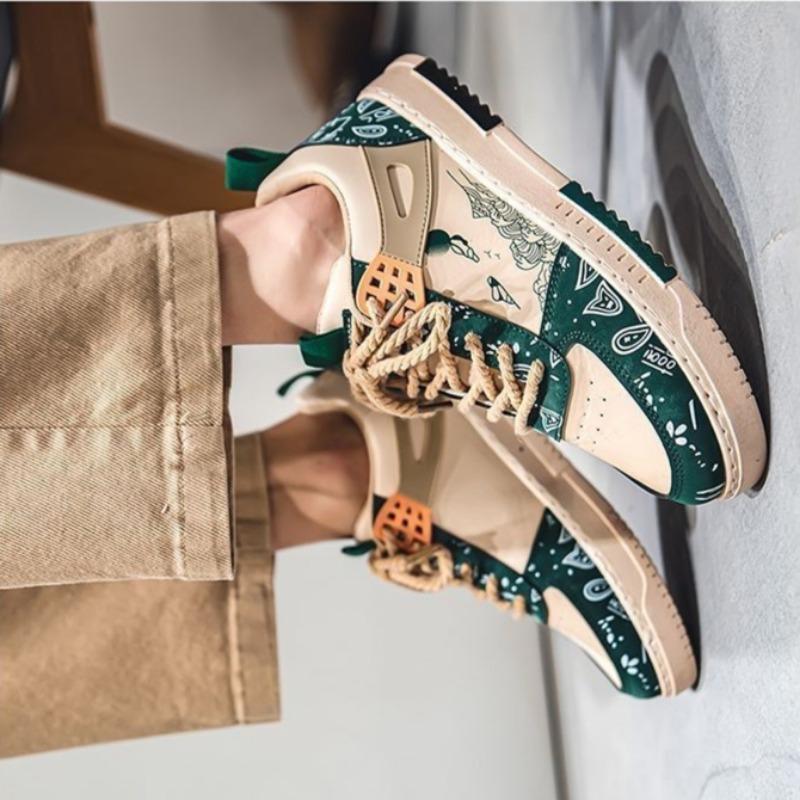 Autumn Breathable Trendy Leisure Board Shoes Fashion Anti Slip Men Designer Thick Soled Sports Shoes Zapatillas De Deporte