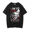 Kaneki Ken Graphic T-shirt Anime Tokyo Ghoul Clothing Men Short Sleeve Tshirts Casual 100% Cotton T Shirt Harajuku Retro