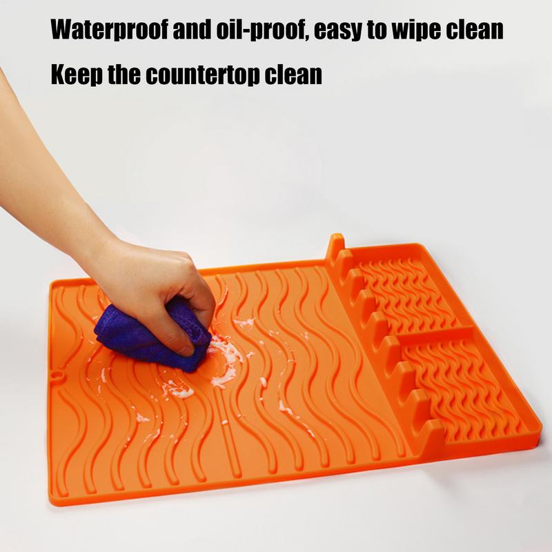 Silikon-Backofenmatte Seitenständer-Matte Backblech-Grillmatte Geeignet für Grillofen Outdoor-Picknicks