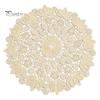 Lace Doilies for Table Decor Round Floral Doily, Embroidered Coaster Place Mat, Heat Insulating Decorative Mats Tea Cups Retro Teapot Vase Dining
