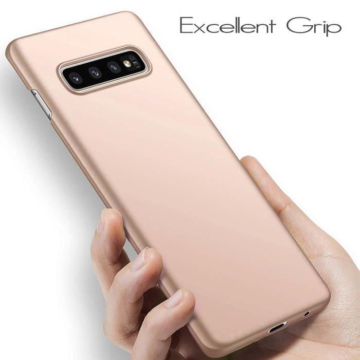 Coque de Protection - PROSHOP - Souple - Doré - Silicone Ultra-mince - Pour Samsung Galaxy S10 Plus