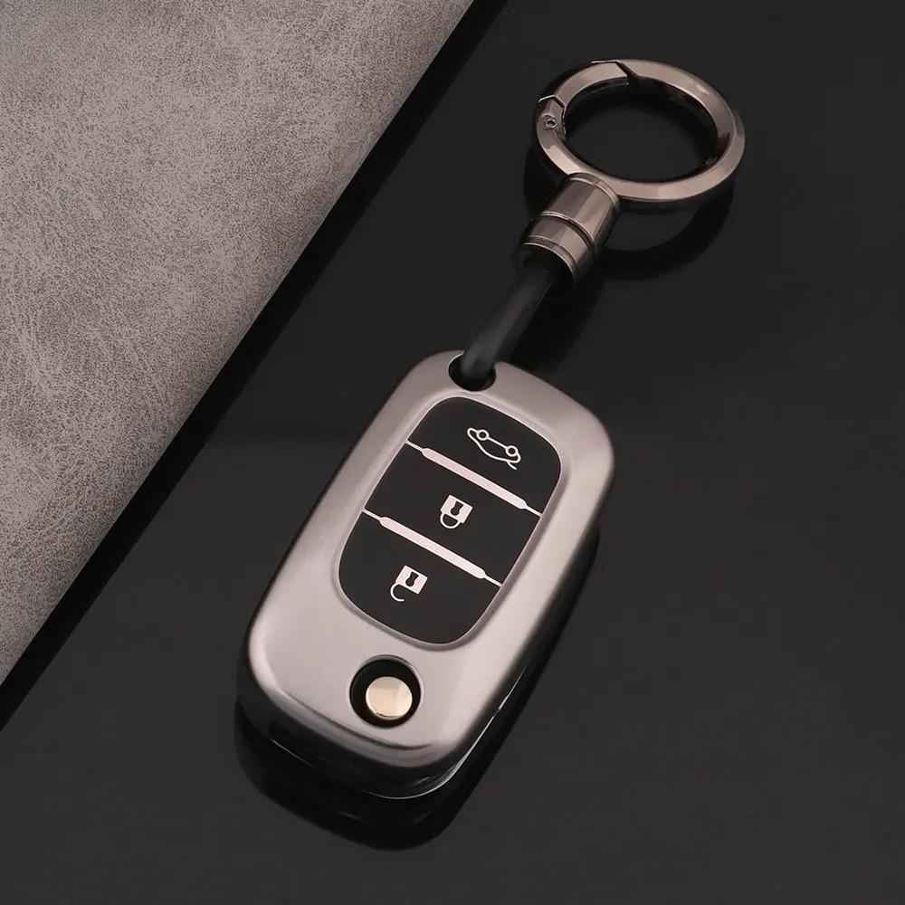 Tpu Flip Car Key Case Cover For Renault Fluence Clio Megane Kangoo Lacia Lada Largus Kalina Granta Vesta X-Ray Benz Smart Fortwo